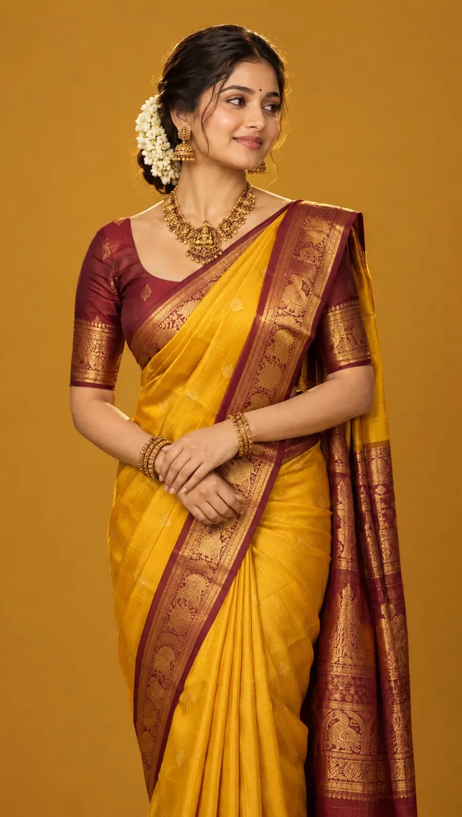 Manjal Turmeric Silk Cotton